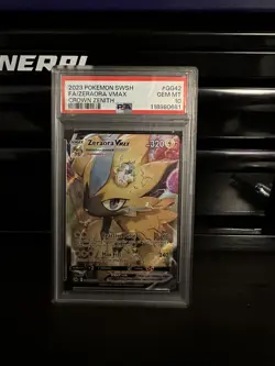 PSA 10 ZERAORA VMAX GG42/GG70 FULL ART CROWN ZENITH POKEMON - Image 1