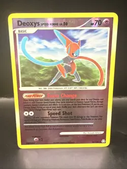 Pokemon Deoxys Speed Forme 26/146 Legends Awakened Reverse Holo - Image 3