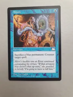 Abjure, MTG Weatherlight (1997) Common Blue Instant NM - Image 1