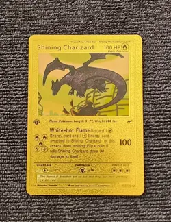Pokemon TCG Shining Charizard Neo Destiny 107/105 Holo Gold Foil 1st Edition!! - Image 1