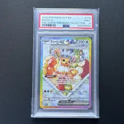 Pokemon TCG Eevee EX SVP174 Prismatic Evolutions Black Star Promo PSA 9 - Image 1