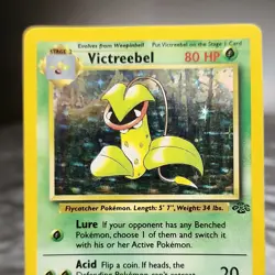 Victreebel 14/64 Jungle Holo Rare Pokemon TCG WoTC Vintage HP Heavily Played - Image 2