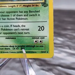 Victreebel 14/64 Jungle Holo Rare Pokemon TCG WoTC Vintage HP Heavily Played - Image 4