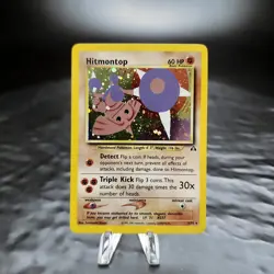 Pokemon Hitmontop 3/75 Neo Discovery Holo Rare WOTC 2001 Unlimited NM-MT - Image 1