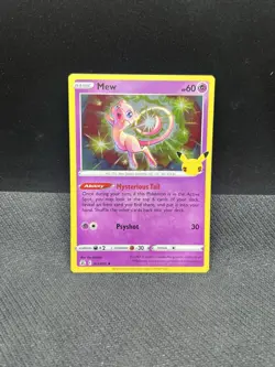 Mew Holo 11/25 Celebrations Pokemon TCG Single Card ENGLISH NM (B) - Image 1