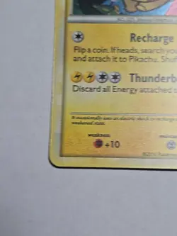 Pikachu HGSS03 Holo Rare Pokemon Card Heart Gold Soul Silver Promo NM - Image 4