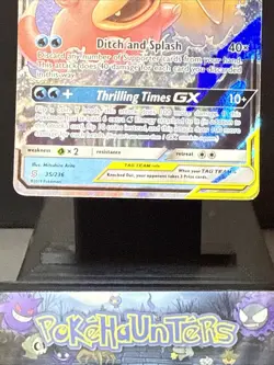 Pokemon Card Slowpoke & Psyduck GX 35/236 Unified Minds Holo Rare Near Mint - Image 3