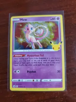 Mew 11/25 Holo • 25th Anniversary Celebrations • Pokemon Card TCG - Image 1