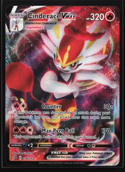 Cinderace VMAX 036/192 Rebel Clash Ultra Rare Pokemon Card - Image 1