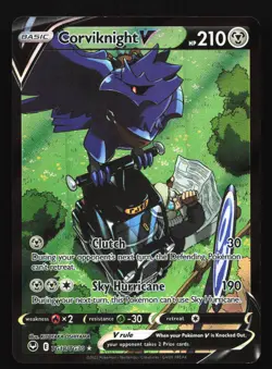 Corviknight V TG18 Silver Tempest Trainer Gallery Ultra Rare Pokemon Card - Image 1