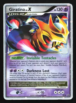 Giratina LV. X DP38 Diamond and Pearl Black Star Promo Pokemon Card - Image 1