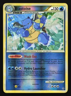 Blastoise 13/95 Unleashed Reverse Holo Rare Pokemon Card - Image 1
