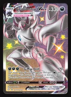 Grimmsnarl VMAX SV117 Shining Fates Shiny Vault Shiny Holo Rare Pokemon Card - Image 1
