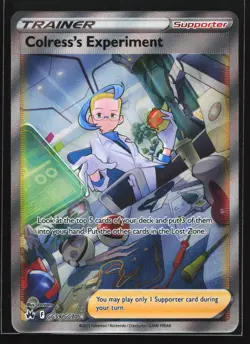 Colress's Experiment GG59 Crown Zenith Galarian Gallery Ultra Rare Pokemon Card - Image 1