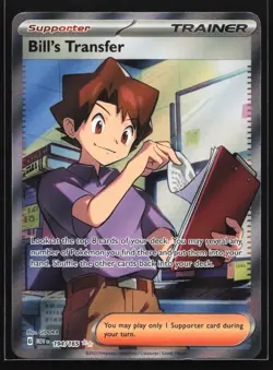 Bill's Transfer 194/165 MEW EN-151 Ultra Rare Pokemon Card - Image 1