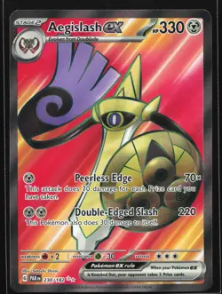 Aegislash ex 230/182 Paradox Rift Ultra Rare Pokemon Card - Image 1