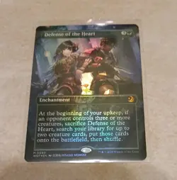 Defense of the Heart FOIL (Anime Borderless) Wilds of Eldraine MTG NM/M - Image 1