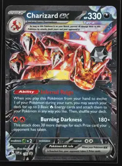 Charizard ex 196 Scarlet & Violet Black Star Promo Pokemon Card - Image 1