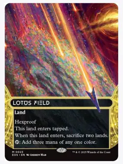 Lotus Field (0023) (Borderless) Edge of Eternities: Stellar Sights Regular - Image 1