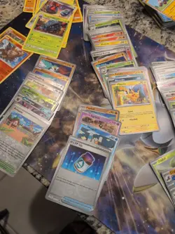 Lot Of 128 Pokemon Cards, Obsidian Flames, Cosmic Eclipse, Paldea Evolved, JT - Image 4