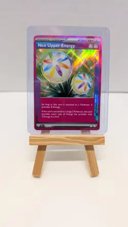 Pokemon TCG, Neo Upper Energy 162/162 - Temporal Forces - Ace Spec Trainer Card - Image 1
