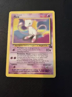 Pokemon Card - Mew # 8 Non Holo Black Star Promo WOTC - Image 1