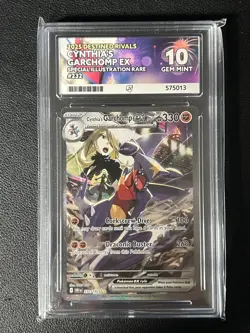 Graded Pokemon Card - Cynthia’s Garchomp EX 232/182 Ace 10 Perfect Subgrades - Image 2