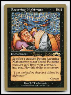 Recurring Nightmare 1998 World Championship Decks Magic The Gathering Card - Image 1