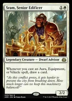 Sram, Senior Edificer ~ Aether Revolt [ PLAYED ] [ Magic MTG ] - Image 1