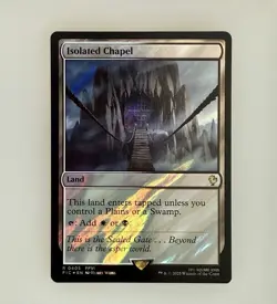 MTG: Isolated Chapel (Surge Foil) Commander: Final Fantasy Foil NM - Image 1