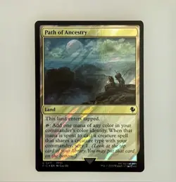 MTG: Path of Ancestry (Surge Foil) Commander: Final Fantasy Foil NM - Image 1