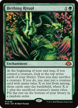 x1 Birthing Ritual M MTG Modern Horizons 3 M/NM, English - Image 1