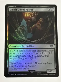 MTG Lord of the Rings Cirith Ungol Patrol Foil 0080 NM - Image 1
