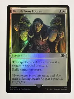 MTG Lord of the Rings Banish from Edoras Foil 0001 NM - Image 1