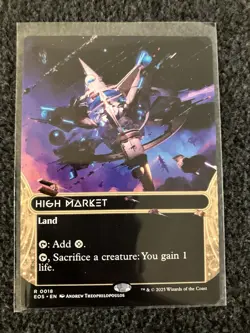 Magic The Gathering MTG - High Market (0018) (Borderless) - Edge of Eternities - Image 1