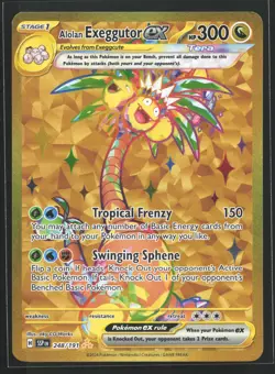 Alolan Exeggutor ex 248/191 Surging Sparks Gold Hyper Rare Pokemon Card - Image 1