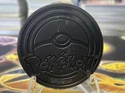 Colorless/Normal Energy Holo Silver & Black Pokemon TCG Jumbo Coin - Image 2