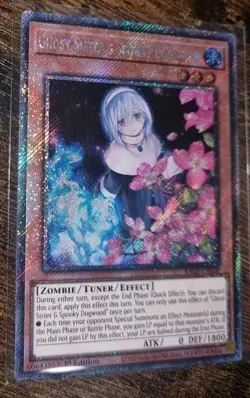 RA03-EN020 Ghost Sister & Spooky Dogwood Platinum Secret Rare 1st Ed Yu-Gi-Oh! - Image 1