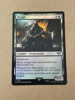 MTG Lord Of The Rings Nazgul 0333 Foil NM - Image 1