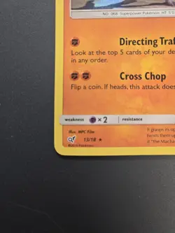 Pokemon Machamp #13/18 Detective Pikachu Holo Rare Movie Card TCG LP- - Image 4