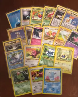 Pokemon Card Lot 20 Vintage English Singles - Image 1