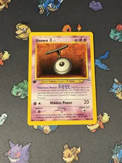 Pokemon Card Unown T 88/105 Neo Destiny FIRST EDITION - (NM) - Image 1