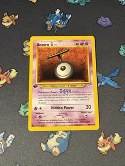 Pokemon Card Unown T 88/105 Neo Destiny FIRST EDITION - (NM) - Image 2