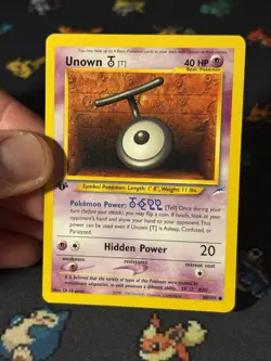 Pokemon Card Unown T 88/105 Neo Destiny FIRST EDITION - (NM) - Image 3
