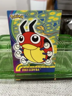 Pokemon Card - Ledyba #165 - Johto Series - Topps - Image 1