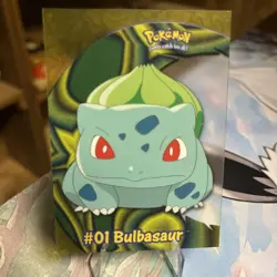2000 Topps Pokemon TV Animation Series 2 #PC2 Bulbasaur Clear Card - Image 1