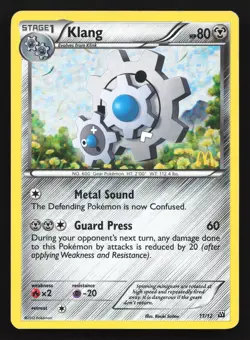 Klang 11/12 McDonald's 2012 Holo Promo Pokemon Card - Image 1