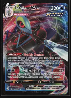Inteleon VMAX 079/264 Fusion Strike Ultra Rare Pokemon Card - Image 1