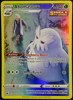 Abomasnow TG01/30 Art Rare Astral Radiance Trainer Gallery - Pokemon TCG - Mint - Image 1