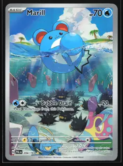 Marill 204/193 Paldea Evolved Illustration Rare Pokemon Card - Image 1